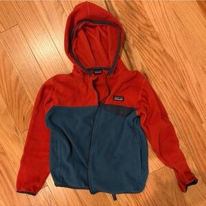 Patagonia Red and Blue Fleece Jacket